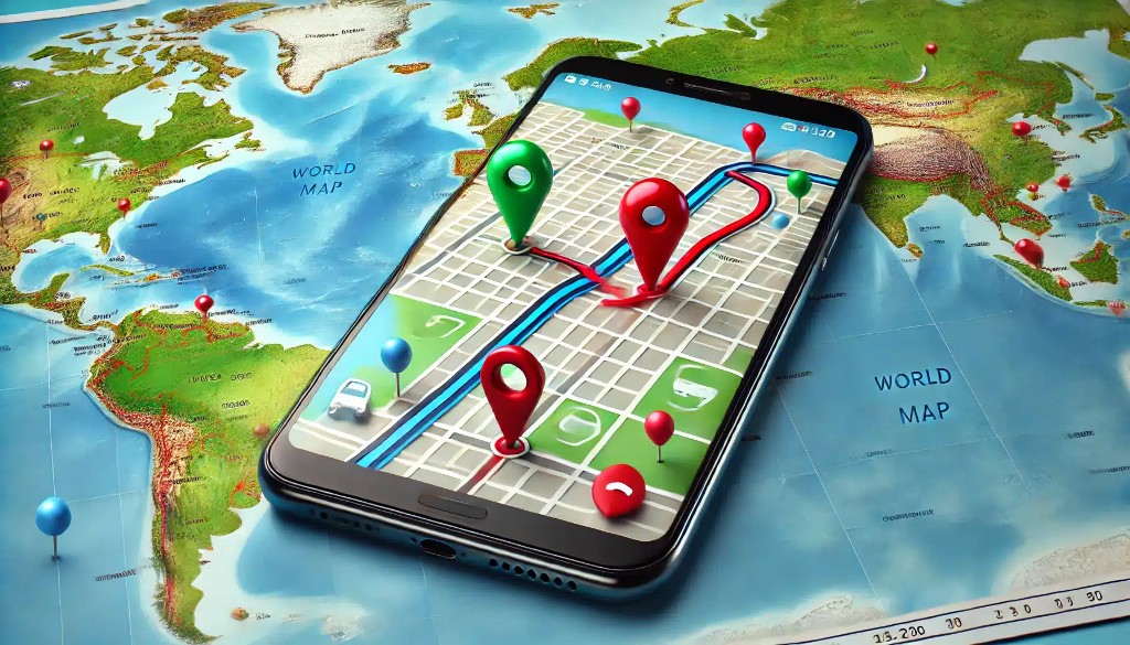 Suivi sur carte et application mobile